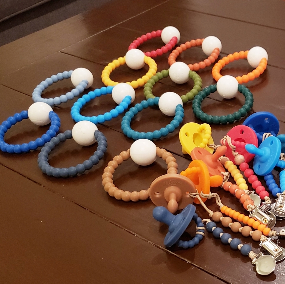 Ryan & Rose Cutie Clips, Pats & Teether Rattles